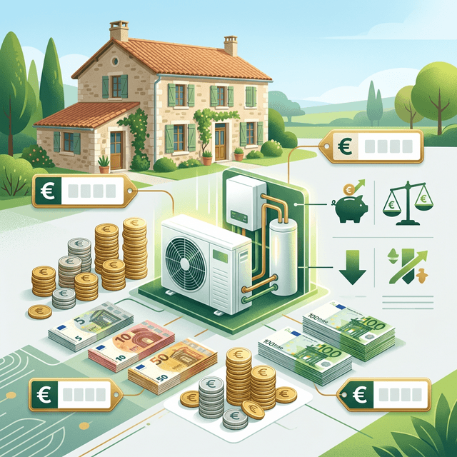 Comparatif des prix de pompes à chaleur avec euros et maison française
